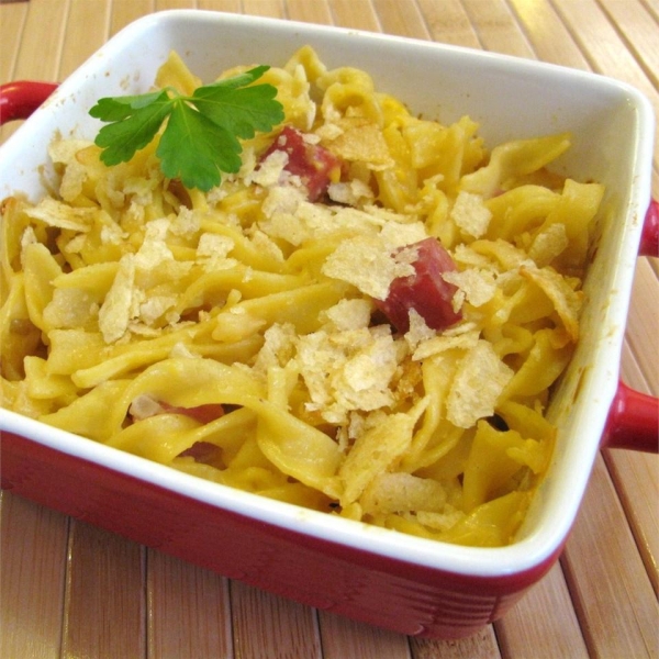 Grandma's Creamy Ham Casserole