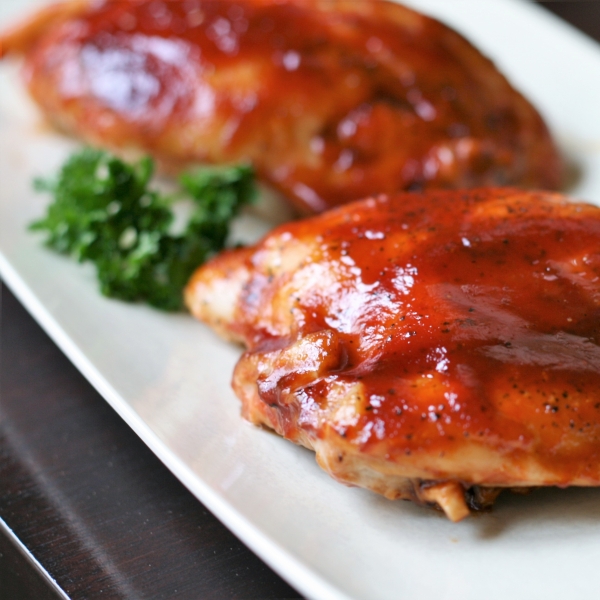 BBQ Chicken Breasts in the Oven