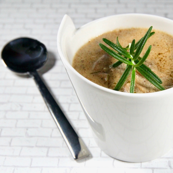 Mushroom and Gorgonzola Soup