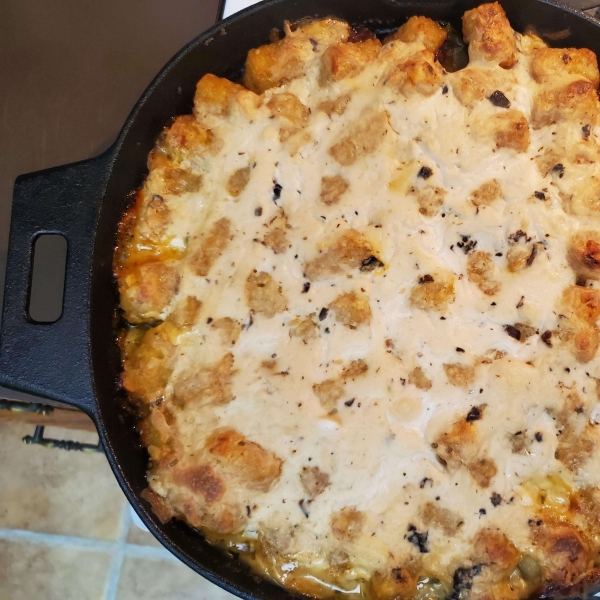 Grandma's Meat and Tater Hotdish