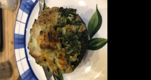 Spinach Stuffed Portobello Mushrooms