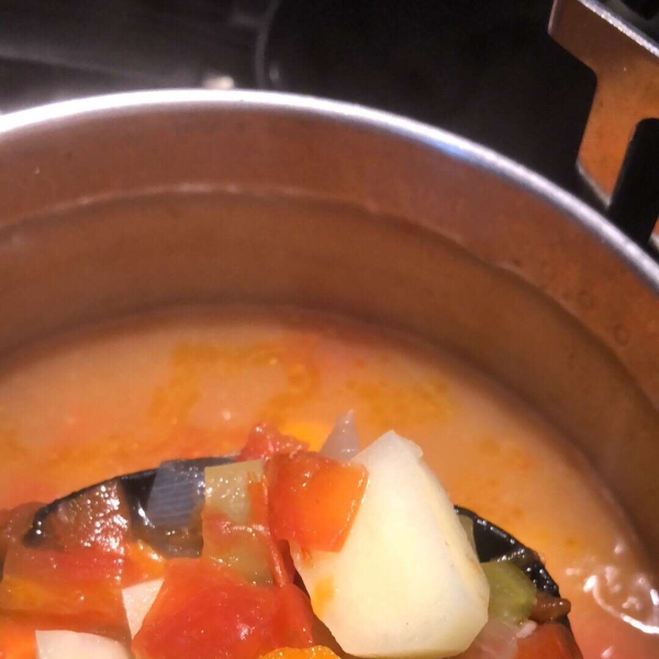 Mom and Micki's Beef Shank Vegetable Soup