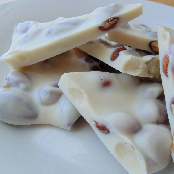 The Best White Chocolate Almond Bark