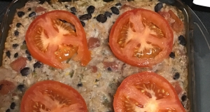 Cheesy Black Bean Casserole