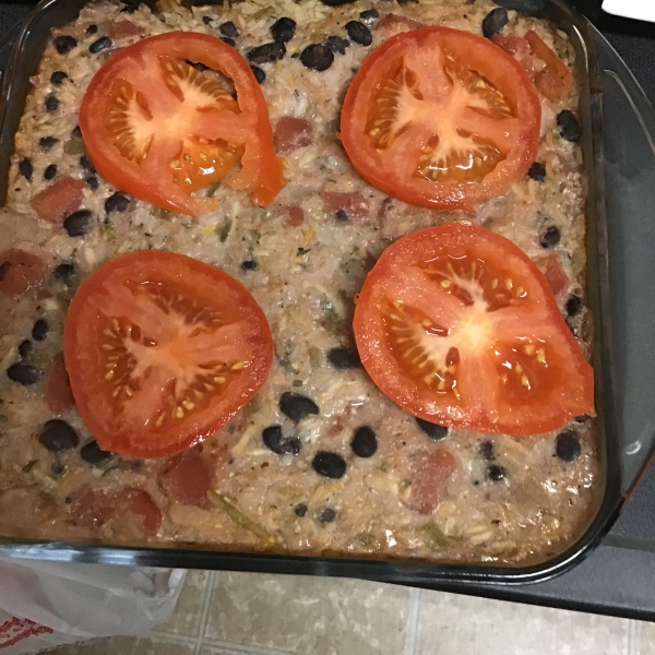 Cheesy Black Bean Casserole