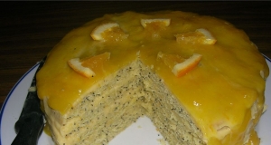 Poppy Seed Torte with Orange Glaze