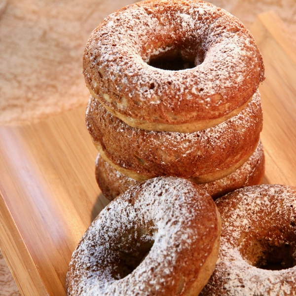 Baked Banana Doughnuts
