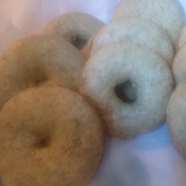 Baked Banana Doughnuts