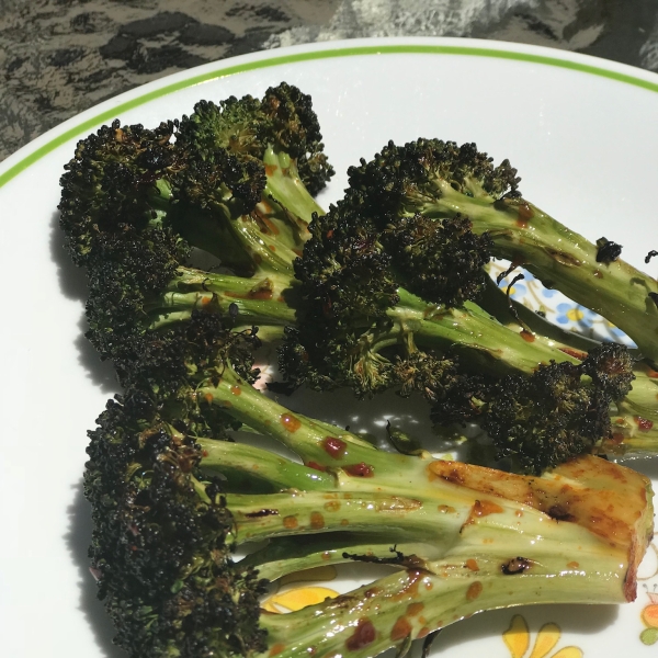 Spicy Grilled Broccoli