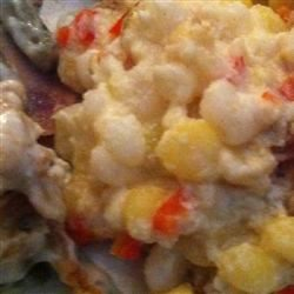 Fast Eddie's Deadly Hominy Casserole