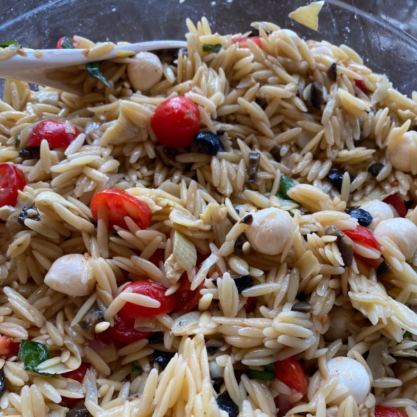 Orzo Tomato Artichoke Salad