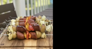 Grilled Turkey Sausage Kabobs