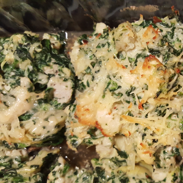 Chicken, Artichoke, and Spinach-Stuffed Portobellos