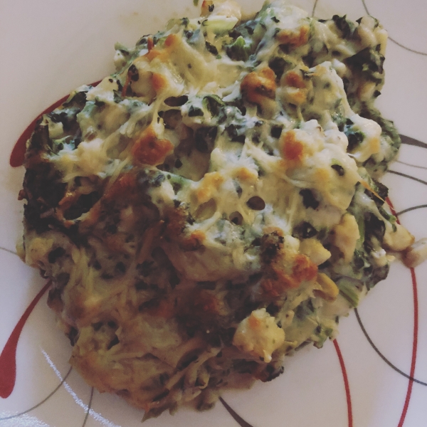 Chicken, Artichoke, and Spinach-Stuffed Portobellos