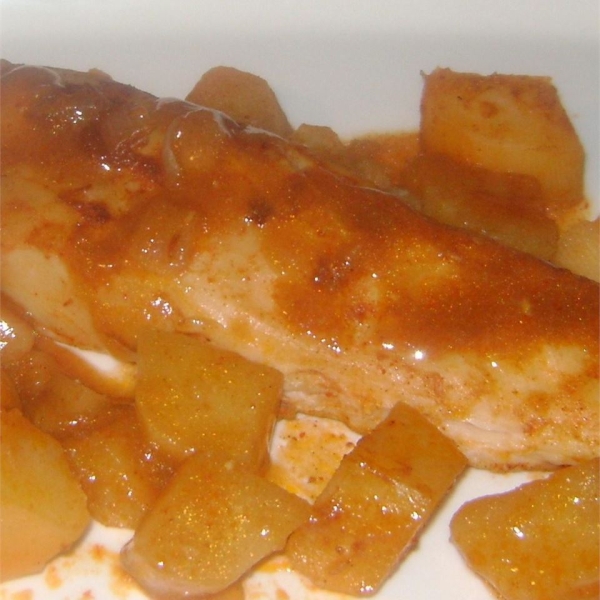 Oven Barbecued Chicken and Potatoes