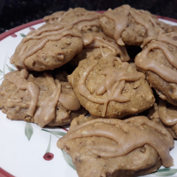 Pumpkin Cookies with Maple Icing