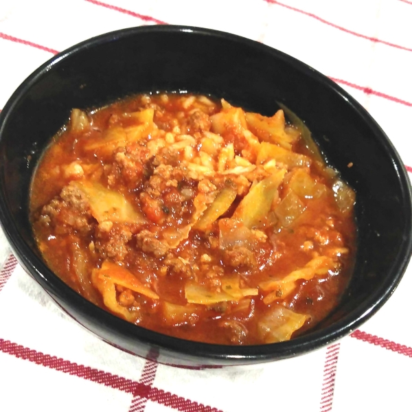 Cabbage Roll Soup for a Crowd