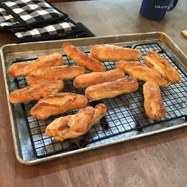 Breadsticks with Parmesan Butter