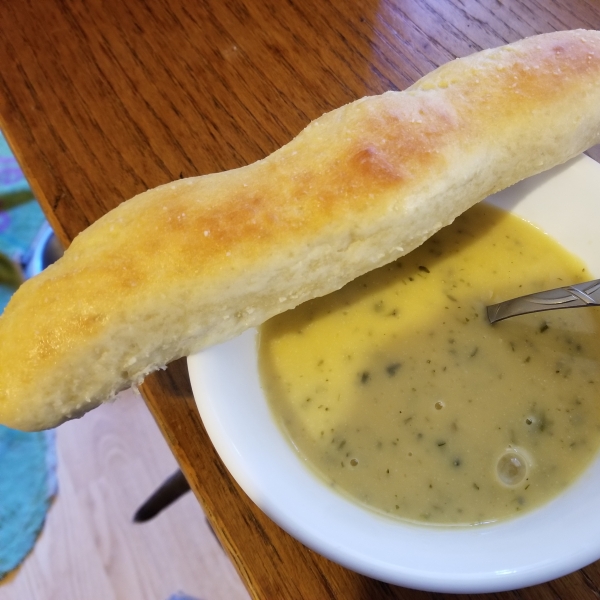 Breadsticks with Parmesan Butter
