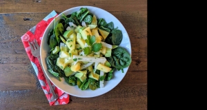 Jicama and Pineapple Salad in a Cilantro Vinaigrette