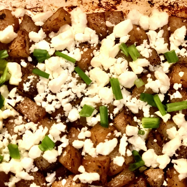 Feta Roasted Potatoes