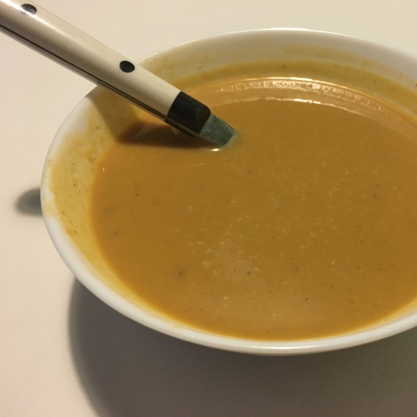 Creamy Sweet Potato With Ginger Soup