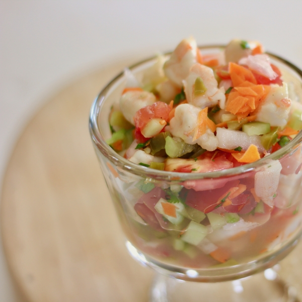 Shrimp Ceviche Baja Style