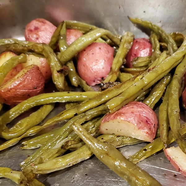 Anne's Amazing Roasted Green Beans