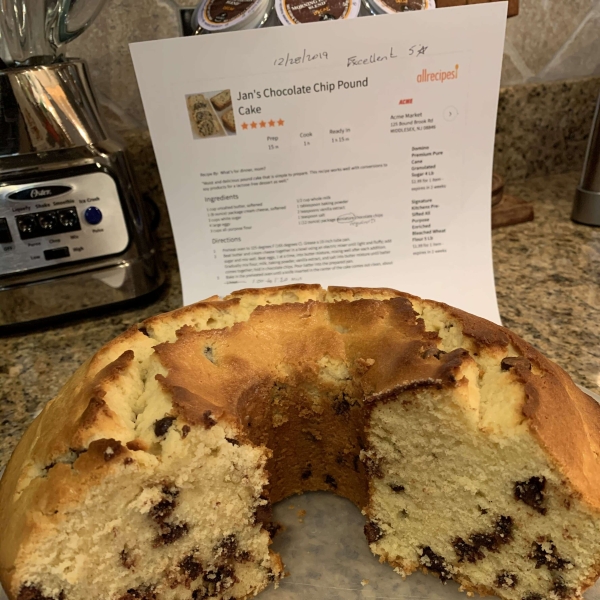 Jan's Chocolate Chip Pound Cake