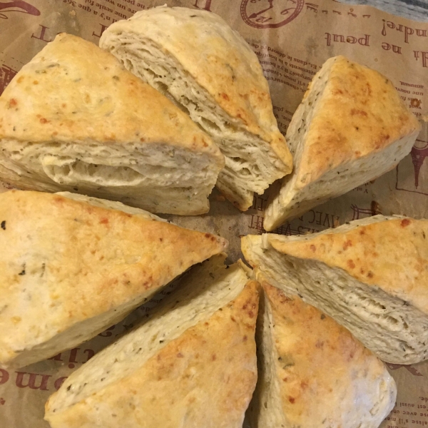 Easy Cheese and Garlic Scones