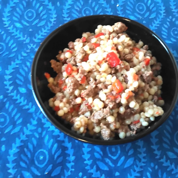 Instant Pot® Ground Beef and Israeli Couscous