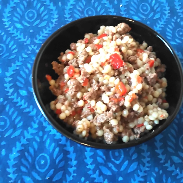 Instant Pot® Ground Beef and Israeli Couscous