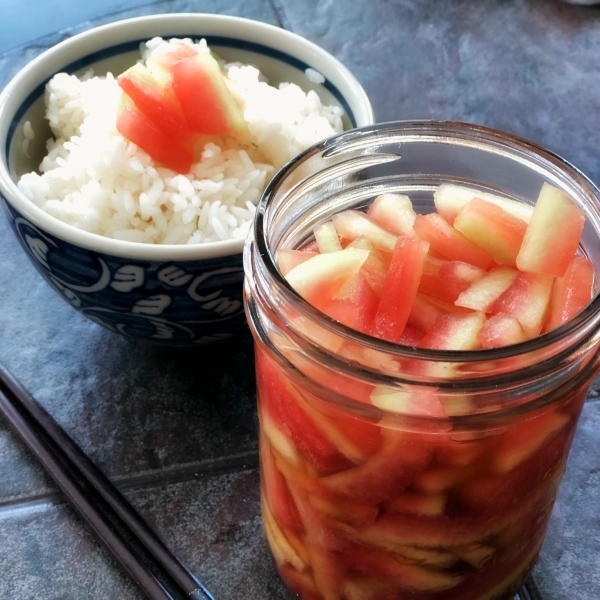 Japanese Pickled Watermelon Rind
