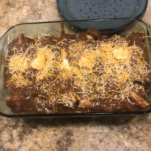 Super Easy Slow Cooker Chicken Enchilada Meat