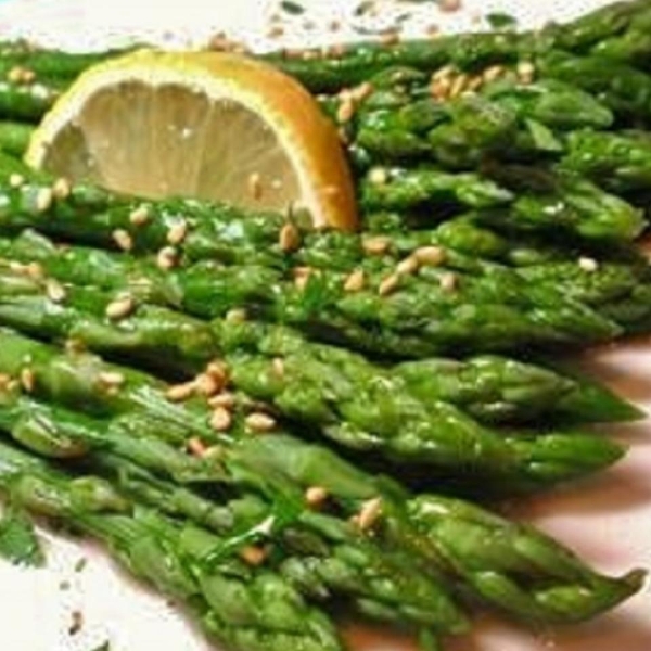 Lemon-Sesame Asparagus
