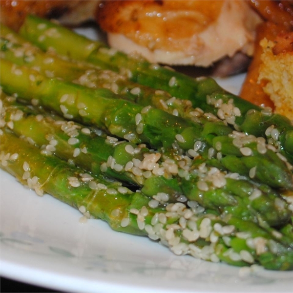 Lemon-Sesame Asparagus