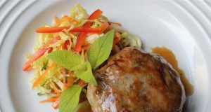 Crepinettes (Pork Sausage Patties) with Apricots and Pistachios