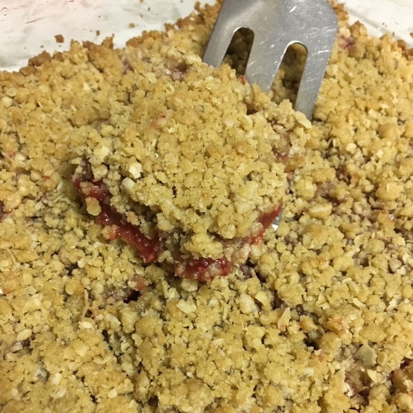 Raspberry Oat Bars