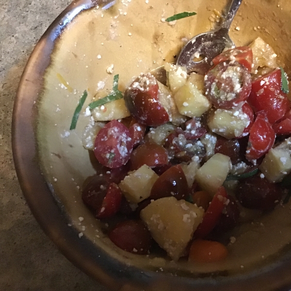 Watermelon and Tomato Salad