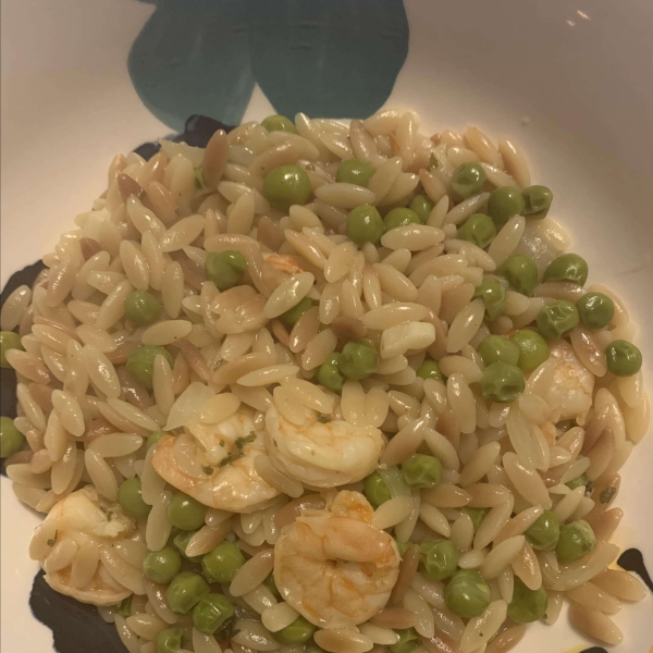 Shrimp Scampi with Orzo