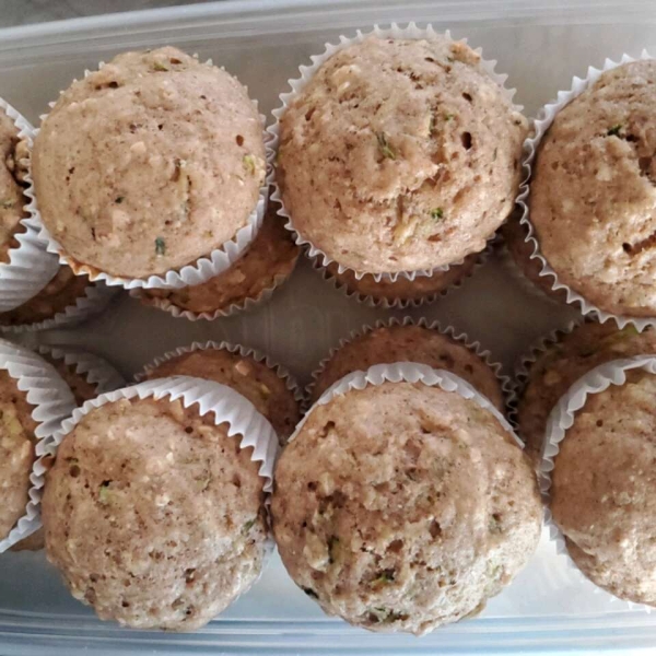 Banana Zucchini Bread Muffins