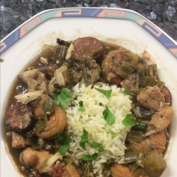 Merwin's Shrimp Gumbo