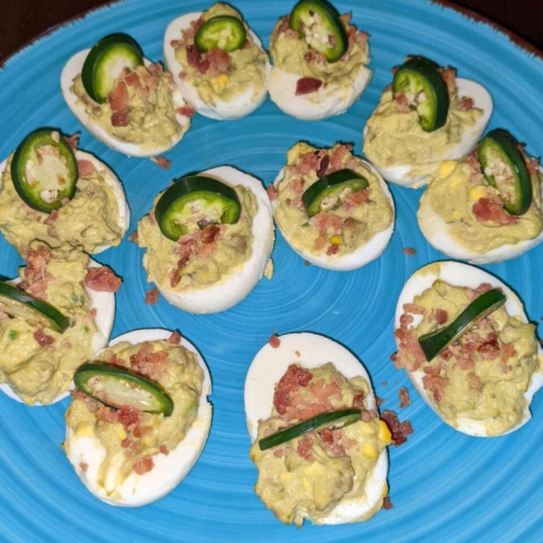 Avocado Deviled Eggs