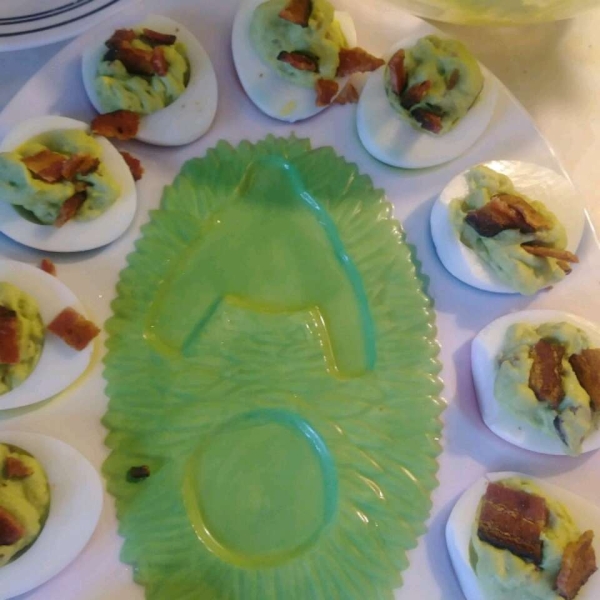 Avocado Deviled Eggs