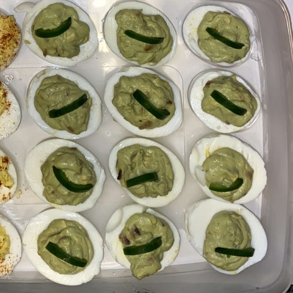 Avocado Deviled Eggs