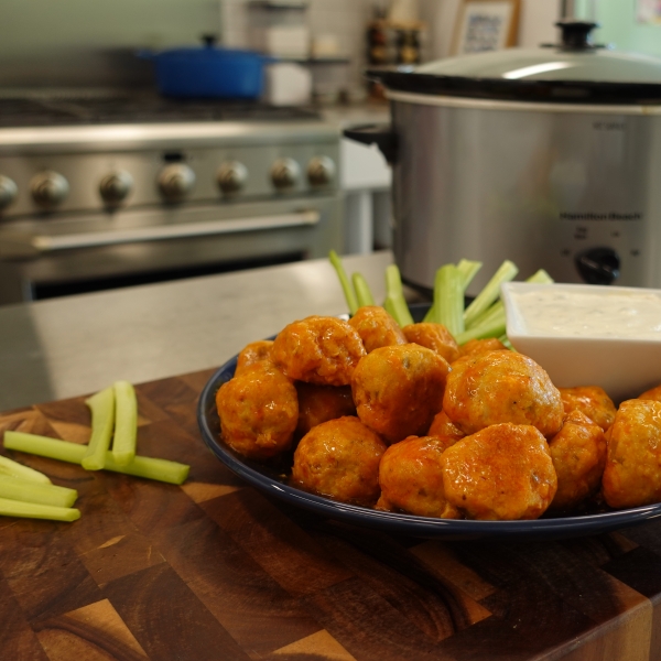 Easy Buffalo Chicken Meatballs