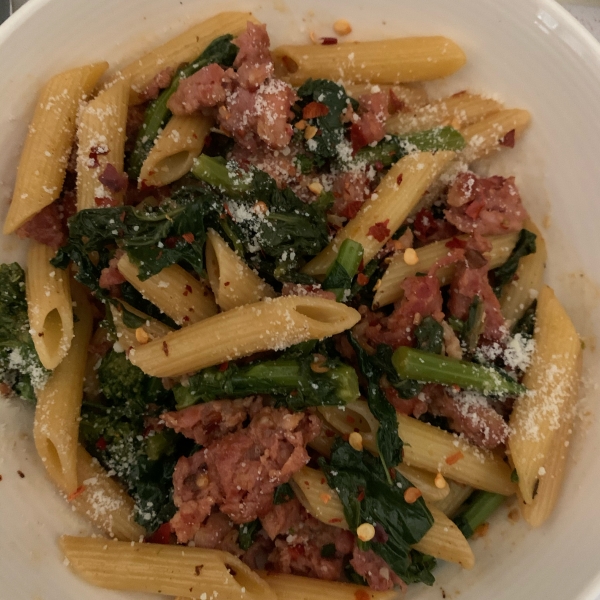 Penne with Sausage and Broccoli Rabe