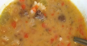 Cheeseburger Vegetable Soup