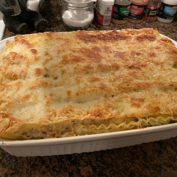 Seafood Lasagna with Shrimp