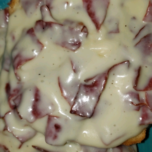 Creamed Chipped Beef on Toast